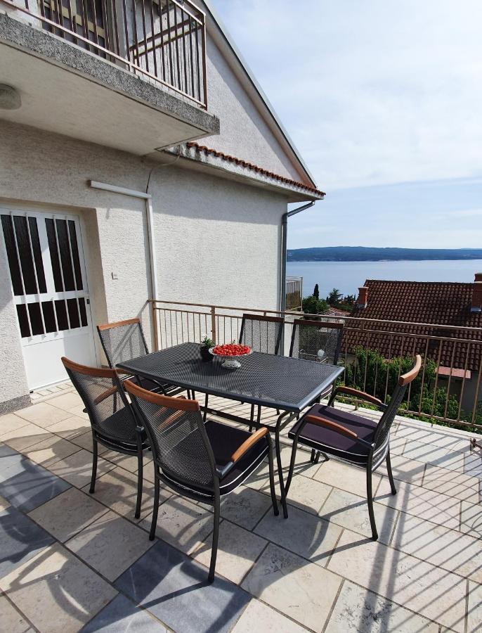 Seaview Apartment With Balcony And Terrace Barac Crikvenica Exterior photo
